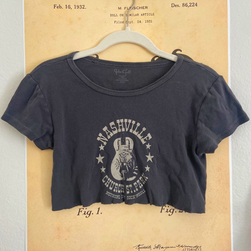 Brandy melville Nashville cropped baby tee